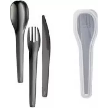 Besteckset Lurch 240875 — 3-teilig, anthrazit