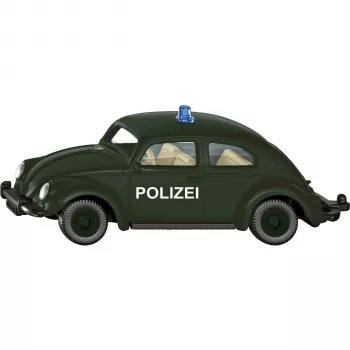 Druckguss-VW-Käfer-Polizeiauto von Usorteret Siku Modell SIE-30475011, Maßstab nicht angegeben, sammelbares Spielzeugfahrzeug