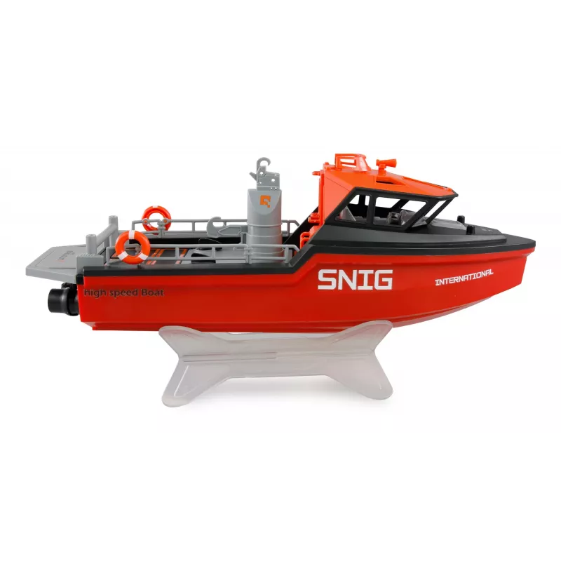 Amewi Rettungsboot 26117 — Brushless-Jetantrieb, 320 mm, Schwarz/Rot