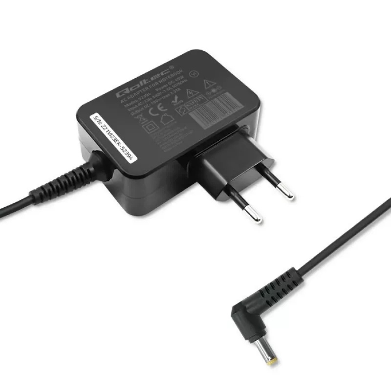 Netzteil QOLTEC 45W 19V 2,37A mit 5,5x1,7 mm Stecker