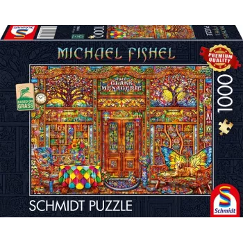 Michael Fishel: Glas-Menagerie, Puzzle 1000 Teile