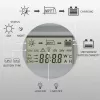Qoltec, Solar-MPPT-Laderegler mit Temperatursensor 20A 12V/24V Display LCD 2 X USB