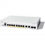 Cisco Catalyst 1300-8FP-2G - Switch - L3 - managed - 8 x 10/100/1000 (PoE+) + 2 x Combo Gigabit SFP/RJ-45 - rack-mountable - PoE+ (120 W) (C1300-8FP-2G)