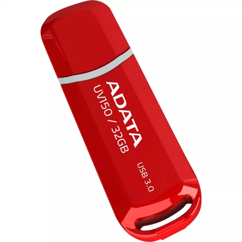 USB-Flash-Laufwerk ADATA DashDrive UV150 32 GB, USB Type-A 3.2 Gen 1, rot, Kappendesign