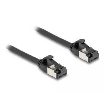 Netzwerkkabel DeLOCK RJ45-Kabel Stecker auf Stecker Cat.8.1 2 m schwarz