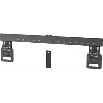 Feste TV-Wandhalterung WENTRONIC Goobay Ultraslim 70822 XL Schwarz für Flachbildschirme