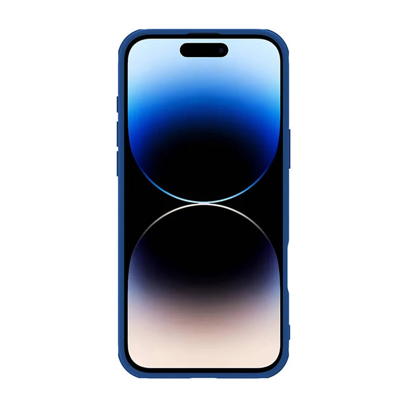 Schutzhülle Nillkin CamShield Pro für iPhone 16 Pro Max, blau, Schiebe-Kameraabdeckung