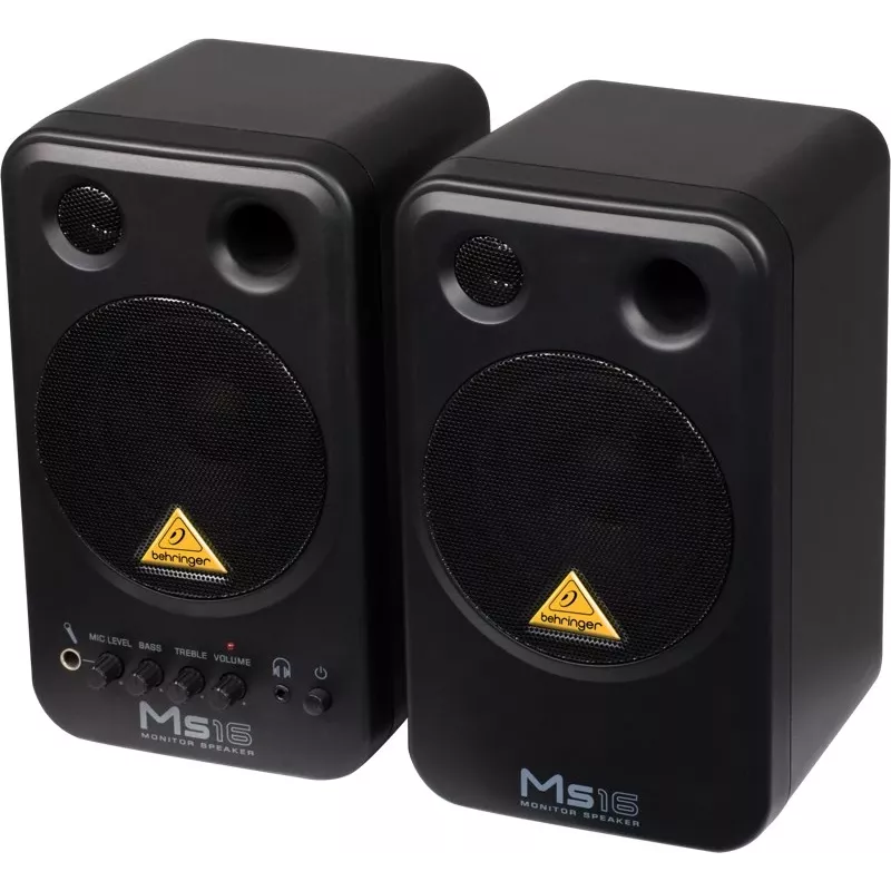 Behringer MS16 Lautsprecher 2-Wege Schwarz Kabelgebunden 16 W