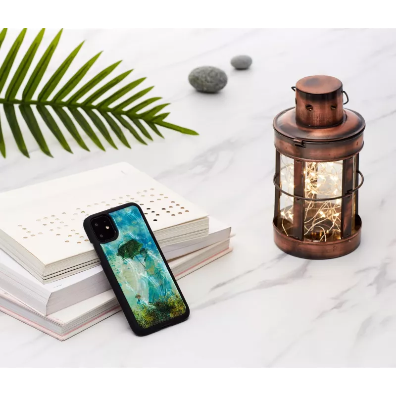 Smartphone-Hülle iKins für iPhone 11 — Schwarz Camille Design, Schutzhülle