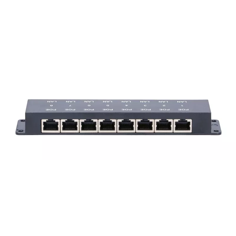 Extralink 8-Port PoE-Injektor, 8x 100 Mb/s RJ45