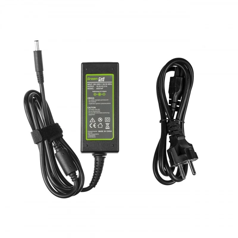 Netzteil Grün Cell AD57AP 45W 19,5V 2,31A für Dell Laptops, Innenbereich, schwarz