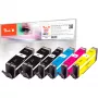 Peach 0F320134 Tintenpatrone 6 Stk. Kompatibel Standard-Reichweite Schwarz, Cyan, Magenta, Gelb