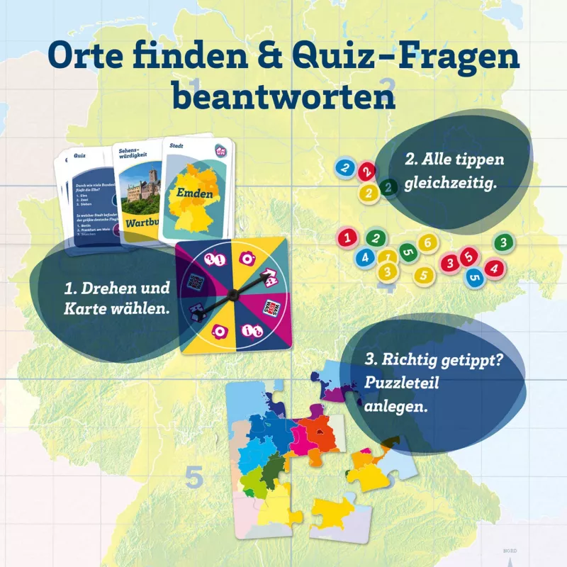 WAS IST WAS - Entdecke Germany, Brettspiel