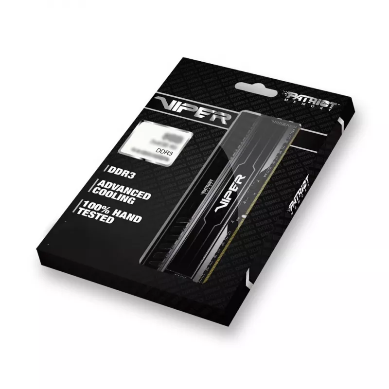 Patriot Viper 3 Black Mamba PV38G160C9K Arbeitsspeicher 8 GB (2x 4 GB) DDR3 1600 MHz CL9 DIMM, Schwarz