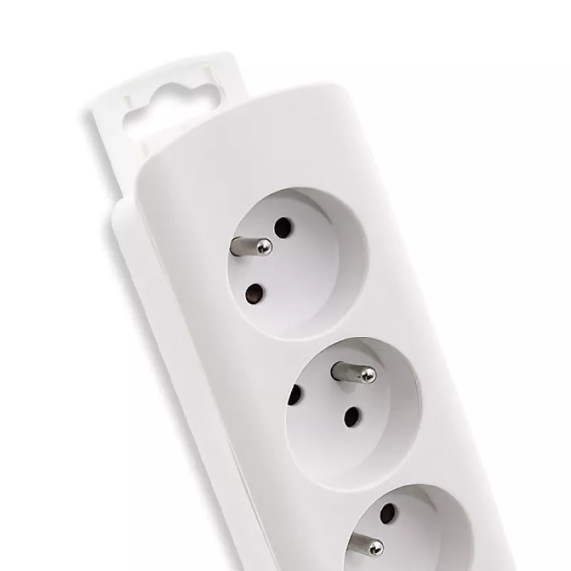 Power Extension Qoltec 50276 1,8 m 5 AC-Steckdosen Innenbereich Weiß