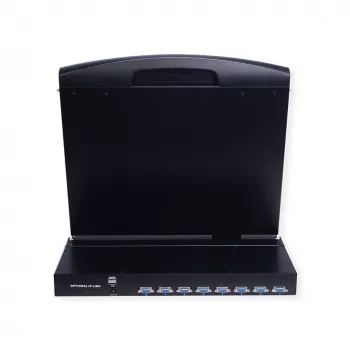Rack-Konsole VALUE 26.99.0161, Steuerung für 1 Computer, Schwarz