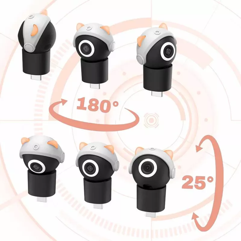 Subsonic Playcam 1080 2in1 HD Mini Kamera für Nintendo Switch 2 Rot