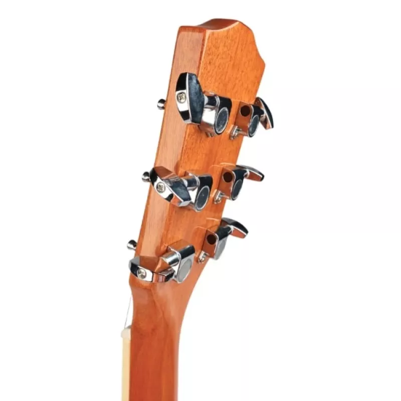 Elektroakustische Gitarre V-tone VEAG1 CE 4/4 Holz — Full-Size-Dreadnought, Cutaway, Fichtendecke, Mahagoni-Boden & -Zargen, eingebauter Vorverstärker