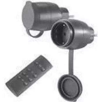 REV - Smartplug-Kit - mini - Wireless - 433,05 - 434,79 MHz - Schwarz (0085600503)