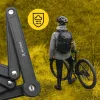 Faltbares Fahrradschloss MANTA XR00FL01 – segmentiertes Design zur Rahmenmontage