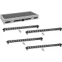 Beleuchtungsausrüstung EUROLITE PIX-16 QCL 4x LED-Lichtleiste mit Transportkoffer