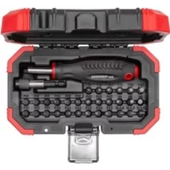 Steckschlüssel-Bitsatz gedore red 3301348 — 32-teiliger Bitsatz für Schraub- und Befestigungsarbeiten