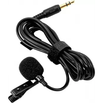 Ansteckmikrofon Omnitronic FAS 13063455 für Taschensender, Clip-on, omnidirektional