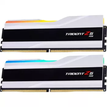 DIMM 32 GB DDR5-6000, Arbeitsspeicher weiß, F5-6000J2836G16GX2-TZ5RW, Trident Z5 RGB, INTEL XMP