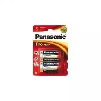 Panasonic 1x2 LR14PPG - Einwegbatterie - Alkaline - 1,5 V - 2 Stück - Blau - Gold - Rot - 25.