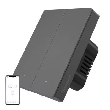 WLAN-Wandschalter Sonoff M5-2C-80, 2 Stromkreise, Modell M5-2C-80