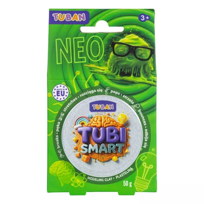 Modelliermasse TUBAN TUBI SMART NEO, grün, 50 g – Kindermodelliermasse