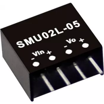 Netzteil/Wandler MEAN WELL SMU02M-12, Eingang 10,8–13,2 V, Ausgang 12 V, Ausgangsleistung 2 W