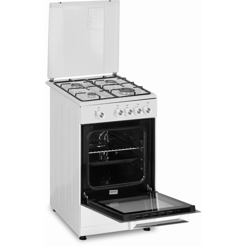 Simfer Herd 4401SGRBB Kochfeldtyp Gas Ofentyp Gas Weiß Breite 50 cm 49 L Tiefe 55 cm