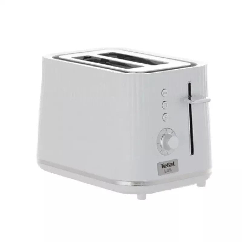 Tefal Loft TT7611 7 2 Scheiben Chrom, Weiß