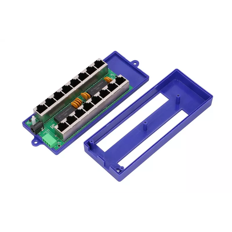 PoE-Injektor Extralink Gigabit 8 Port 1000 Mb/s RJ45 Modus B