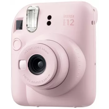 Sofortbildkamera Fujifilm Instax Mini 12 Pink — Bild 86×54 mm, Film 62×46 mm, 60 mm Brennweite