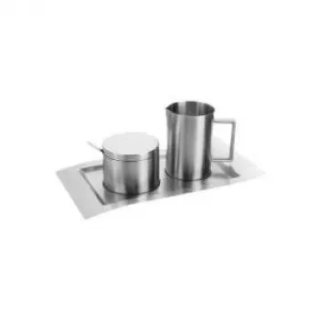 Zucker- und Milchset Esmeyer Wave 400-1655 – Zuckerstreuer und Milchkännchen aus Keramik