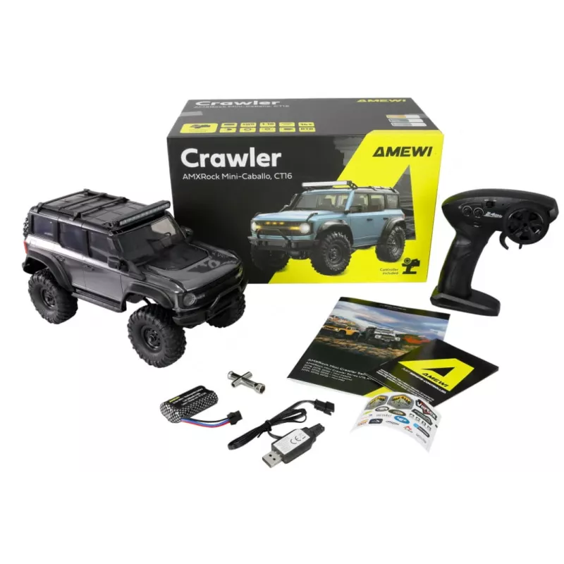 RC Crawler Amewi Mini-Cabalo AMXRock 4WD 1:16 RTR Modell 22720