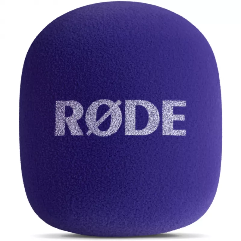 Mikrofonabdeckung (lila) für Rode Interview GO Lavalier-Kit – Zubehör Pop-Filter/Windschutz