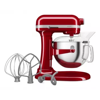 KitchenAid 5KSM60SPXEER Küchenmaschine 375 W Grau, Rot, Edelstahl