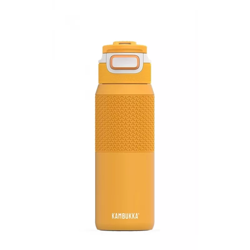 Wiederverwendbare vakuumisolierte Wasserflasche Kambukka Elton 750 ml, Tritan, verschließbarer Deckel, Orange