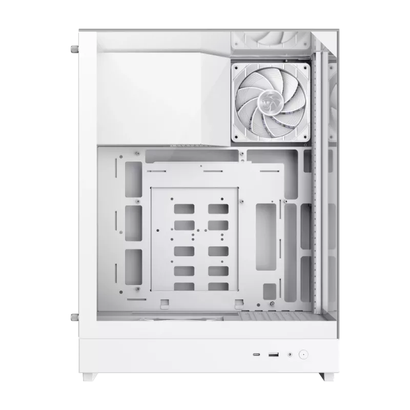 Gamemax Gehäuse | T20 WH | Weiß | M-ATX | Netzteil nicht enthalten