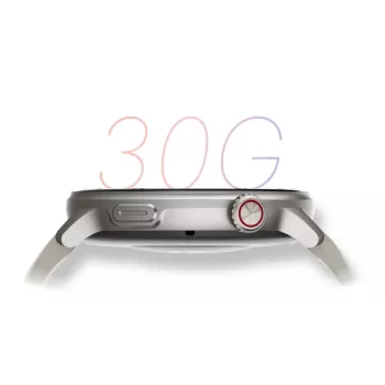 Smartwatch Stelio Activ GPS 46 mm Silber STSWA101SR, GPS, 46 mm Gehäuse