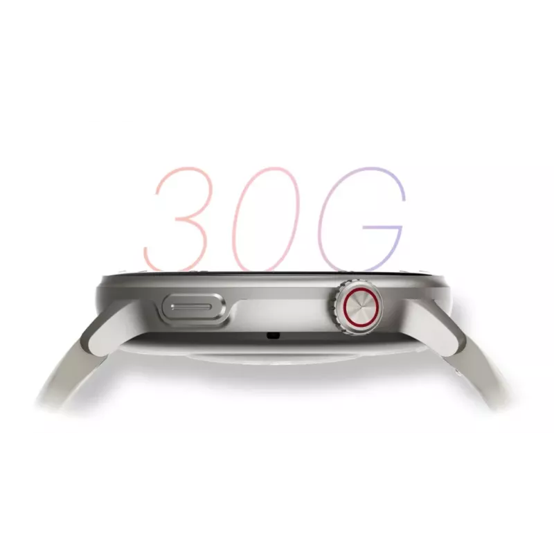 Smartwatch Stelio Activ GPS 46 mm Silber STSWA101SR, GPS, 46 mm Gehäuse