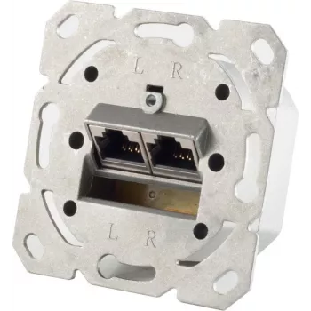 Netzwerkdose ShiverPeaks 74280 Cat.6A 2‑Port