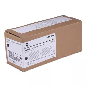 Konica Minolta Original Toner AAE1050, Schwarz, 25000 Seiten, TNP-63, Return, Konica Minolta Bizhub 4052, 4752