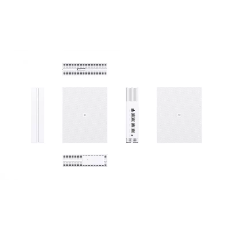 Tabletop-Router ZTE T5400 WiFi 6 AX5400 Dualband 2,4/5 GHz 2x2 MU-MIMO Gigabit-Ethernet 4x RJ-45