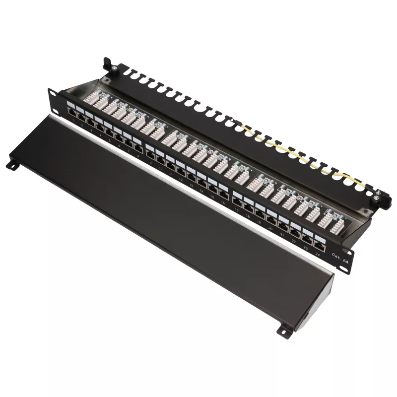 Patchpanel - Extralink CAT6A STP, 24 Ports