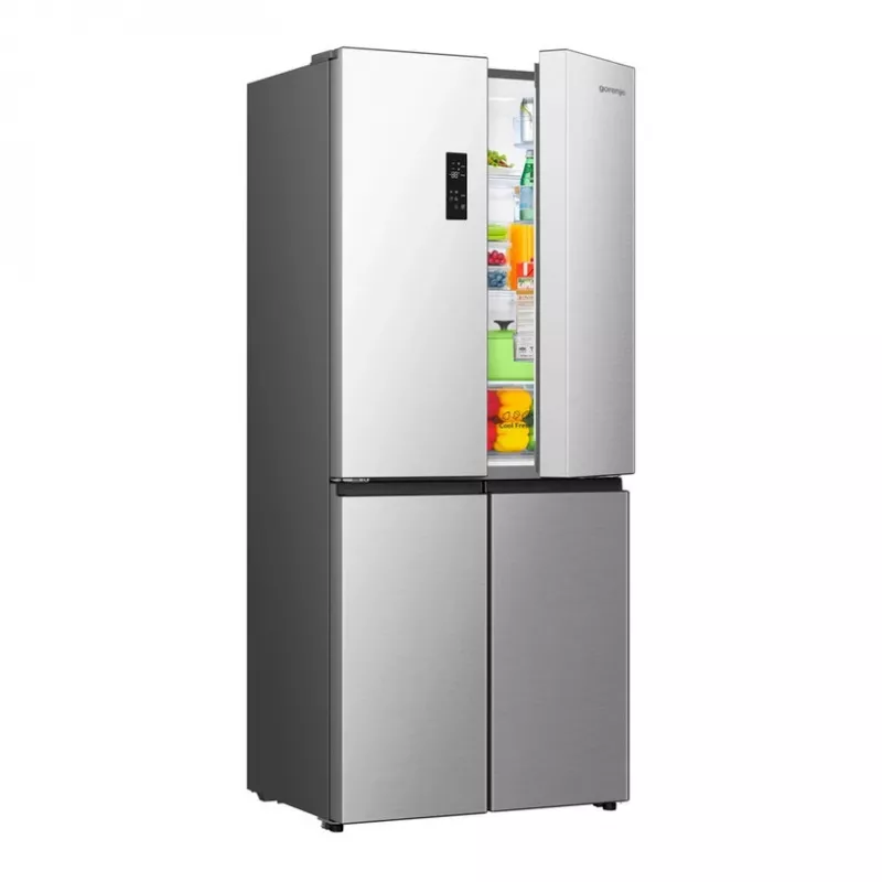 Gorenje HZSF46962 NRM819E61X G600, Grau, Stahl, Glas, 460 L, SN-N, C