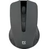 Kabellose optische Maus DEFENDER MM-935 RF, beidhändig, 1600 DPI, grau, USB-Empfänger, AAA-Batterien
